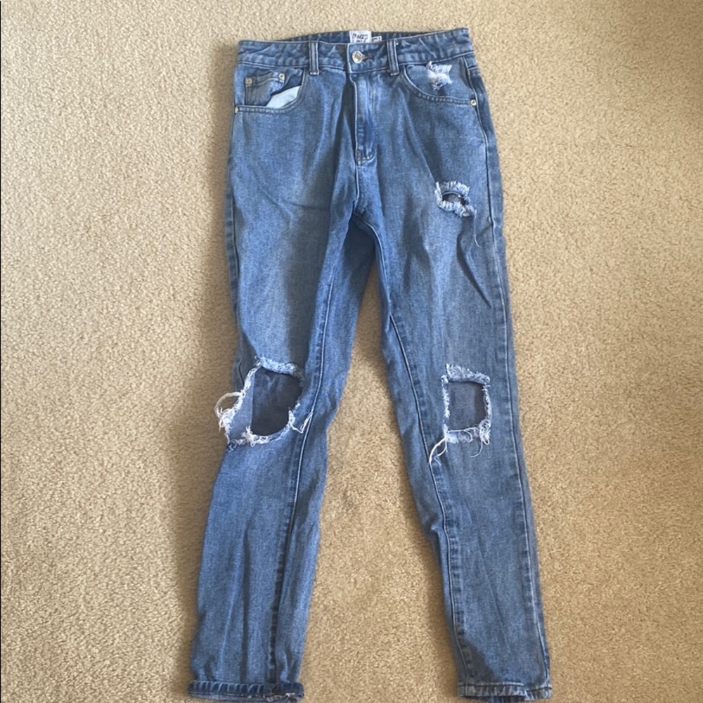 princess polly blue ripped jeans